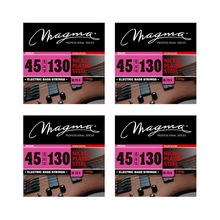 Load image into Gallery viewer, Magma Electric Bass Strings Medium - Nickel Plated Steel Round Wound - Long Scale 34" 5 Strings Set, .045 - .130 (BE175N)