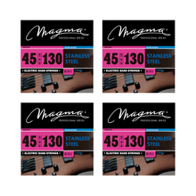 Load image into Gallery viewer, Magma Electric Bass Strings Medium - Stainless Steel Round Wound - Long Scale 34" 5 Strings Set, .045 - .130 (BE175S)