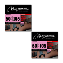 Load image into Gallery viewer, Magma Electric Bass Strings Medium Heavy - Nickel Plated Steel Round Wound - Long Scale 34" Set, .050 - .105 (BE190N)