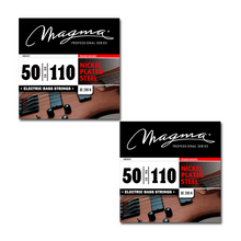 Load image into Gallery viewer, Magma Electric Bass Strings Heavy - Nickel Plated Steel Round Wound - Long Scale 34" Set, .050 - .110 (BE200N)