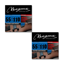 Load image into Gallery viewer, Magma Electric Bass Strings Heavy + - Nickel Plated Steel Round Wound - Long Scale 34" Set, .055 - .110 (BE210N)