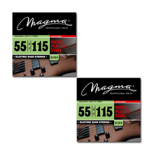 Load image into Gallery viewer, Magma Electric Bass Strings New Metal-Light - Nickel Plated Steel Round Wound - Long Scale 34" Set, .055 - .115 (BE220N)
