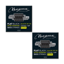 Load image into Gallery viewer, Magma Electric Bass Strings Light - Flat Black Nylon Tapewound Strings - Long Scale 34" 5 Strings Set, .050 - .130 (BE405NB)