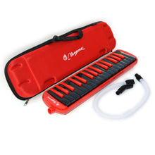 Load image into Gallery viewer, Magma 32 Key Professional Melodica Red and Black (M3207)