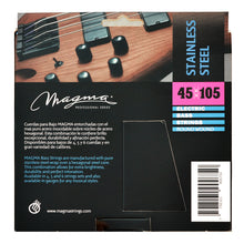 Load image into Gallery viewer, Magma Electric Bass Strings Medium - Stainless Steel Round Wound - Long Scale 34" Set, .045 - .105 (BE170S-1)