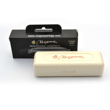 Load image into Gallery viewer, Magma Harmonica, 10 Holes 20 Tones Blues Diatonic Harmonica Key of C For Adults, Beginners, Professional Player and Kids, as Gift, Silver (H1004S)