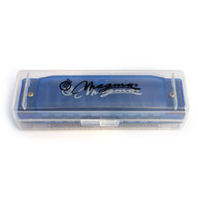 Load image into Gallery viewer, Magma Harmonica Blue, 10 Hole Translucent Harmonica (H1006B)