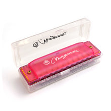 Load image into Gallery viewer, Magma Harmonica Pink, 10 Hole Translucent Harmonica (H1006P)