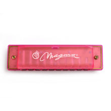 Load image into Gallery viewer, Magma Harmonica Pink, 10 Hole Translucent Harmonica (H1006P)