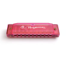 Load image into Gallery viewer, Magma Harmonica Pink, 10 Hole Translucent Harmonica (H1006P)