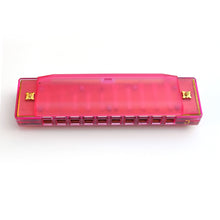 Load image into Gallery viewer, Magma Harmonica Pink, 10 Hole Translucent Harmonica (H1006P)