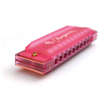 Load image into Gallery viewer, Magma Harmonica Pink, 10 Hole Translucent Harmonica (H1006P)