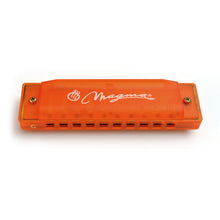 Load image into Gallery viewer, Magma Harmonica Orange, 10 Hole Translucent Harmonica (H1006O)