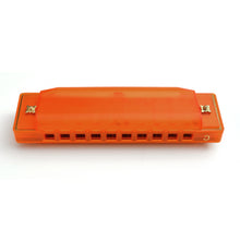 Load image into Gallery viewer, Magma Harmonica Orange, 10 Hole Translucent Harmonica (H1006O)