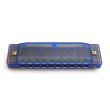 Load image into Gallery viewer, Magma Harmonica Blue, 10 Hole Translucent Harmonica (H1006B)