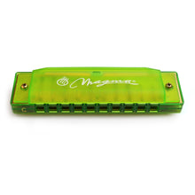 Load image into Gallery viewer, Magma Harmonica Green, 10 Hole Translucent Harmonica (H1006G)