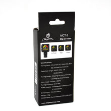 Load image into Gallery viewer, Magma Rechargeable Clip on Tuner for All Instruments - Guitar, Violin, Ukulele & Chromatic Tuning Modes, Fast & Accurate, Easy to Read, Professional and Beginner. LED Color Display (MCT-2)