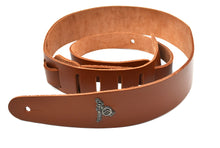 Load image into Gallery viewer, Magma Leathers 2" Delux NARROW Camel leather Argentinean Strap for guitar (07MB08F.)