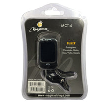 Load image into Gallery viewer, Magma Clip on Tuner for All Instruments - Guitar, Bass, Violin, Ukulele & Chromatic Tuning Modes, Fast & Accurate, Easy to Read, Professional and Beginner (MCT-4)