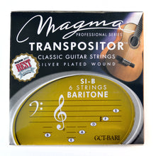 Load image into Gallery viewer, Magma Classical Guitar Strings TRANSPOSITOR SI-B BARITONE - Silver Plated Copper (GCT-BARI)