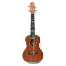 Load image into Gallery viewer, Magma Soprano Ukulele 21 inch Professional NACRE SAPELI WOOD LINE with filete, strap pins installed and bag (MKS30MN)
