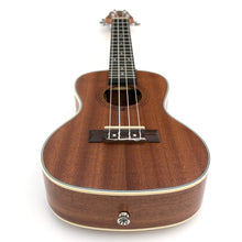 Load image into Gallery viewer, Magma Soprano Ukulele 21 inch Professional SAPELI WOOD LINE with filete, strap pins installed and bag (MKS30).
