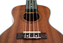 Load image into Gallery viewer, Magma Soprano Ukulele 21 inch Professional SAPELI WOOD LINE with filete, strap pins installed and bag (MKS30).