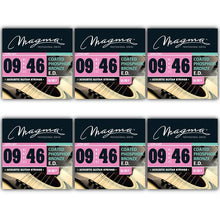 Load image into Gallery viewer, Magma Acoustic Guitar Strings Light Gauge COATED Phosphor Bronze Set, .009 - .046 (GA100P)