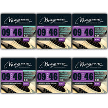 Load image into Gallery viewer, Magma Acoustic Guitar Strings Light Gauge COATED Phosphor Bronze Set, .009 - .046 (GA110P)