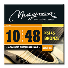 Load image into Gallery viewer, Magma Acoustic Guitar Strings Regular Light Gauge 85/15 Bronze Set, .010 - .048 (GA120B85)