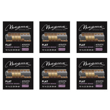 Load image into Gallery viewer, Magma Acoustic Guitar Strings Light Gauge FLAT Phosphor Bronze Set, .010 - .048 (GA120PBF)
