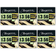 Load image into Gallery viewer, Magma Acoustic Guitar Strings Medium Light Gauge 85/15 Bronze Set, .013 - .056 (GA150B85)