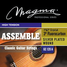 Load image into Gallery viewer, Magma Classical Guitar Strings High Tension ASSAMBLE Nylon-Carbon - Silver Plated Copper (FBA-GC120A)