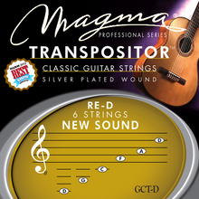 Load image into Gallery viewer, Magma Classical Guitar Strings TRANSPOSITOR RE-D NEW SOUND - Silver Plated Copper (GCT-D)