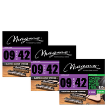 Load image into Gallery viewer, Magma Electric Guitar Strings Super Light Gauge COATED Nickel-Plated Steel Set, .009 - .042 (GE110ED)