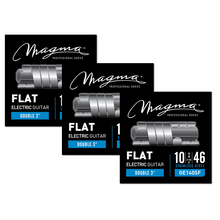 Load image into Gallery viewer, Magma Electric Guitar Strings Light Gauge FLAT Stainless Steel Set, .010 - .046 (FBA-GE140SF)