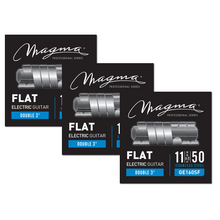 Load image into Gallery viewer, Magma Electric Guitar Strings Light Gauge FLAT Stainless Steel Set, .011 - .050 (GE160SF) hi