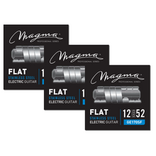 Load image into Gallery viewer, Magma Electric Guitar Strings Light Gauge FLAT Stainless Steel Set, .012 - .052 (FBA-GE170SF)