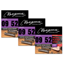 Load image into Gallery viewer, Electric Guitar Strings Ex. Light/7 strings Gauge Nickel-Plated Steel Set, .009 - .052 (GE200N)