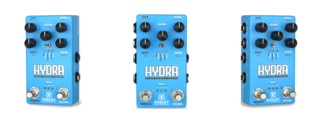 Keeley hydra stereo reverb tremolo deals pedal