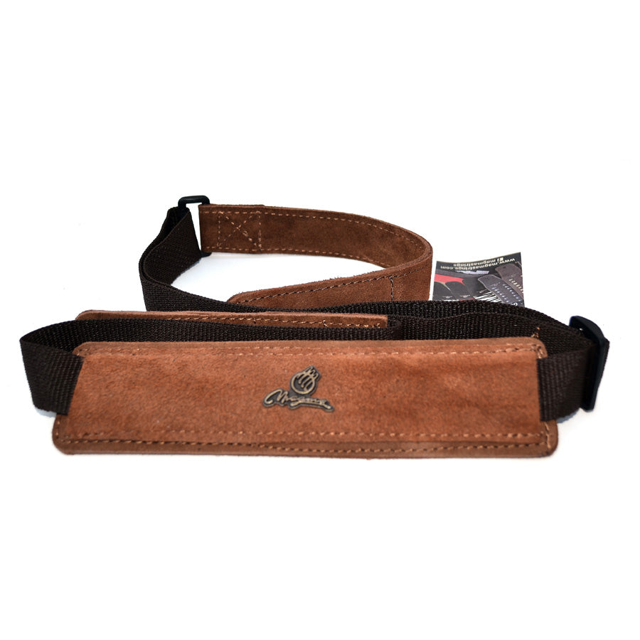 Tracolla Chitarra Basso In Pelle Nera Liscia - Etabeta - Foto 9