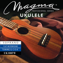 Load image into Gallery viewer, Set Strings MAGMA UKULELE Soprano Microwound Hawaiian Tunning (UK100FW)