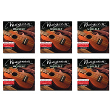 Load image into Gallery viewer, Set Strings MAGMA UKULELE Soprano Black Nylon Hawaiian Tunning (UK100NB)