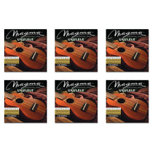 Load image into Gallery viewer, Set Strings MAGMA UKULELE Soprano Gold Nylon Hawaiian Tunning (UK100NG)