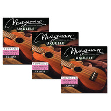 Load image into Gallery viewer, Set Strings MAGMA UKULELE Soprano Pink Nylon Hawaiian Tunning (UK100NP)