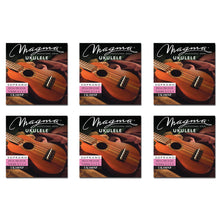 Load image into Gallery viewer, Set Strings MAGMA UKULELE Soprano Pink Nylon Hawaiian Tunning (UK100NP)