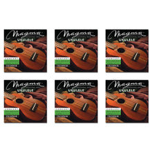 Load image into Gallery viewer, Set Strings MAGMA UKULELE Concert Green Nylon Hawaiian Tunning (UK110NGR)