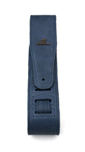 Load image into Gallery viewer, Magma Leathers 2.52&quot; Delux Argentinean VINTAGE leather Guitar Strap Blue (07MV03.)
