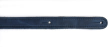 Load image into Gallery viewer, Magma Leathers 2.52&quot; Delux Argentinean VINTAGE leather Guitar Strap Blue (07MV03.)
