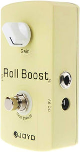 JOYO Boost Pedal Classic Circuitry up to 35dB Clean and Clear Boost for Electric Guitar Effect - True Bypass (Roll Boost JF-38)